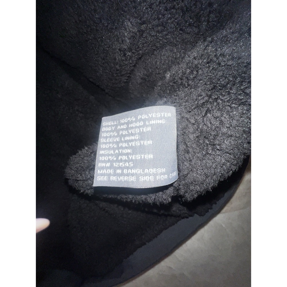 Michael Kors Mens Jacket L NWT Charcoal Hooded Fleece Lined Utility Coat MX22424 - Picture 10 of 11